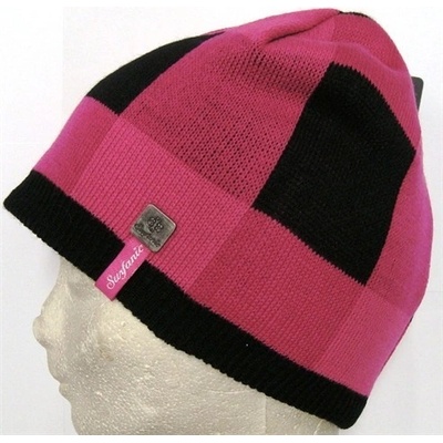 Surfanic Check beanie pink