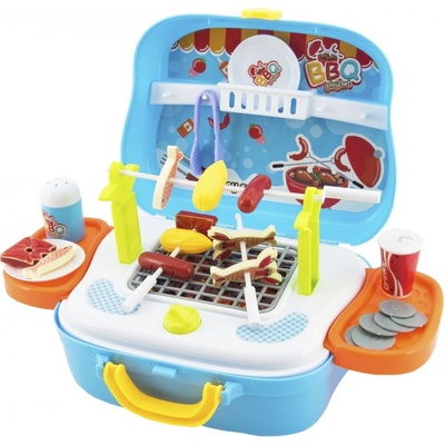 Sada na grilování s doplňky v plastovém kufříku