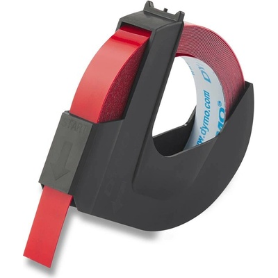 Dymo S0898150 - originální páska - červená, 9 mm × 3m