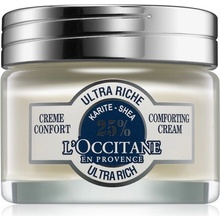 L'Occitane Ultra Rich Comforting Cream 25 % Karité Karité výživný upokojujúci pleťový krém 50 ml