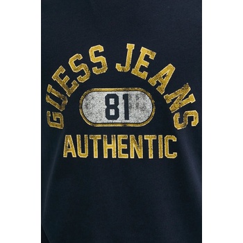 Guess Jeans Памучна тениска Guess Jeans в тъмносиньо с принт M4BI74 K8HM0 (M4BI74.K8HM0)