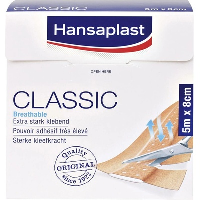 Hansaplast 1556521 Standardní Náplast Hansaplast CLASSIC (d x š) 5 m x 8 cm