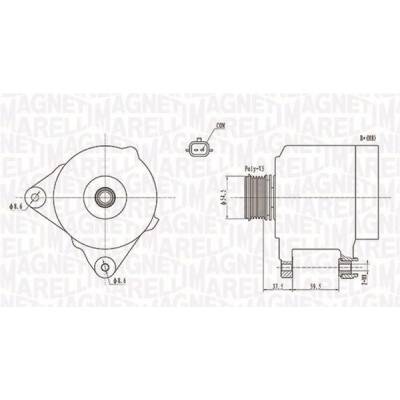 generátor MAGNETI MARELLI 063731860010