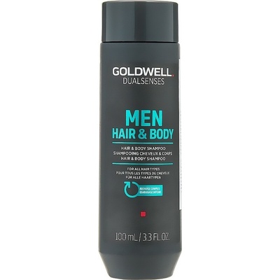 Goldwell Dualsenses Men 3 v 1 kofeinový šampon na vlasy a tělo 100 ml