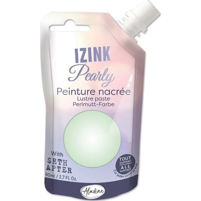 Aladine Izink Pearly Подложка за печат Pastel Green 80 ml 1 бр (82065)