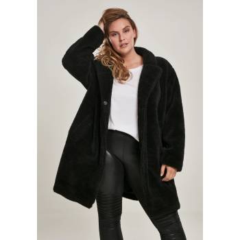 Urban Classics Дамско палто в черно от Urban Classics Ladies Oversized Sherpa CoatUB-TB3058-00007 - Черен, размер 3XL