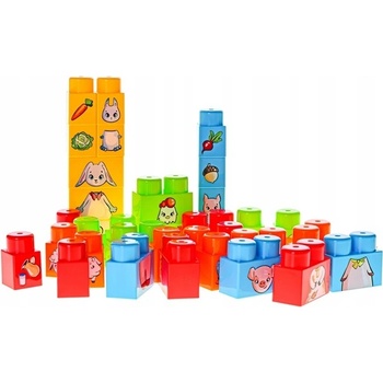 Teddies Stavebnice zvířátka