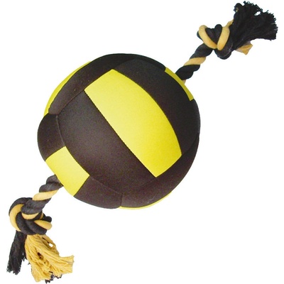 Karlie-Flamingo hračka akční balón černý/žlutý 18 cm