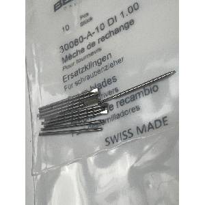 Bergeon Бласти за отвертки Bergeon 30080-A-10 DI 1.00, 10 бр