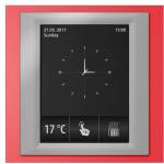ELKO EP RF Touch-W Сензорно устройство за управление Червена(пластмаса) Сив-металик Бял (RFTW-ARE-BMG-CWH)