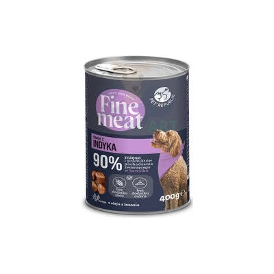 PetRepublic Fine Meat Adult pokrm z morčacieho mäsa 400 g