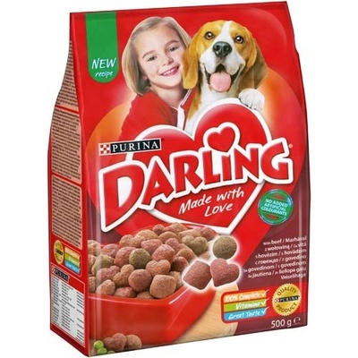 Darling Pes Granule Mäso a Zelenina 0,5 kg