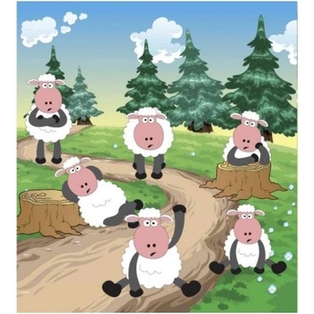 DIMEX ART s. r. o Флизелинов фототапет овце 225 x 250 см