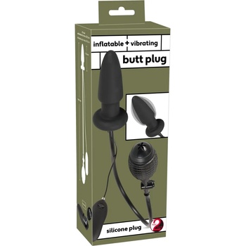 Image 1 of You2Toys Inflatable Vibrating Butt Silicone Plug