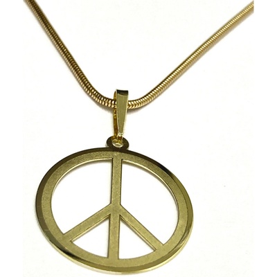 Zlatnictví Zlatíčko Zlatý přívěsek peace PA0975