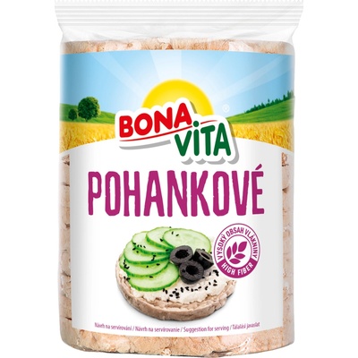 Bonavita Celozrnné pohánkové chlebíčky s morskou soľou 80 g