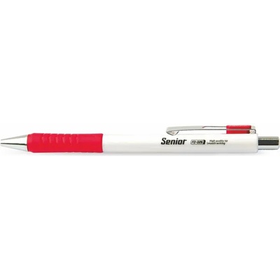 FlexOffice Химикалка, 0, 4 мм, с бутон, FLEXOFFICE "Senior", червена FO-026RED (FO-026RED)