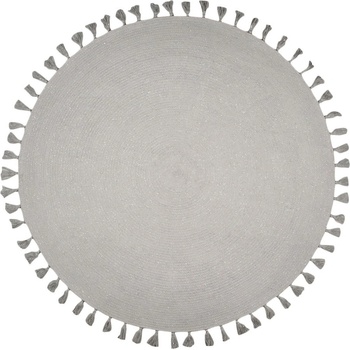 Nattiot Сив ръчно тъкан килим , ∅ 140 cm Josephine - Nattiot (1033000012)