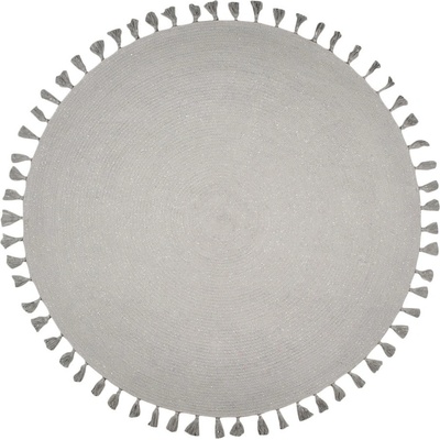 Nattiot Сив ръчно тъкан килим , ∅ 140 cm Josephine - Nattiot (1033000012)