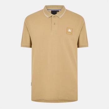 Money Блуза с яка Money Men's Short-Sleeve Polo Shirt - Sand