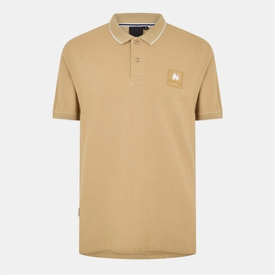 Money Блуза с яка Money Men's Short-Sleeve Polo Shirt - Sand