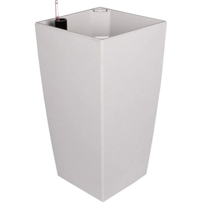 Plastkon Delto Stone samozavlažovací kvetináč 30 x 58 cm biela