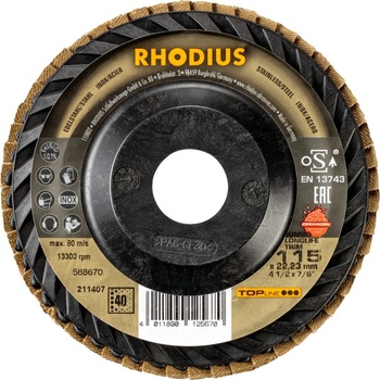 Rhodius Kotouč lamelový 125 x 22,23 mm 60 211411