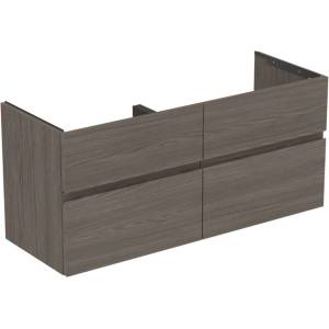 Ideal Standard Finesse - Шкафче за умивалник, 120x44x55 см, 4 чекмеджета, Dark Elm E3390UR (E3390UR)