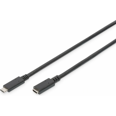 Digitus AK-300210-015-S USB 2.0, USB C zásuvka, USB C vidlice, niklovaný, 1,5m
