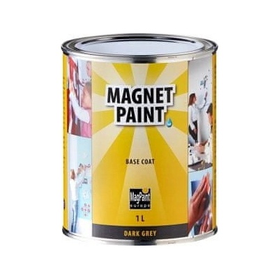 MagPaint MAGNETPAINT - Magnetická farba do interiéru tmavošedá 2,5 l