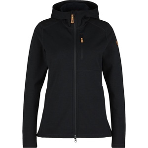 Fjällräven Дамско поларено яке Fjällräven Women's Keb Fleece Hoodie Fleece jacket - Black - размер XL (105-4777-0119)