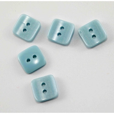 Dierkový gombík - svetlo modrý - 1,2 cm x 1,2 cm