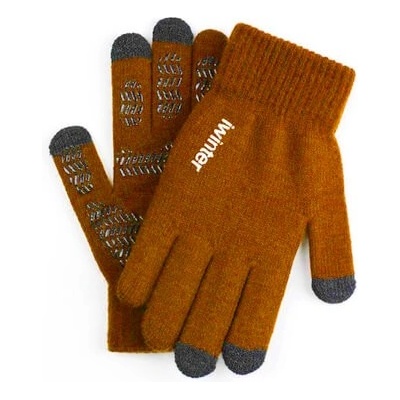Зимни ръкавици за тъч екрани S/M размер - iWinter Gloves Touch Unisex Size S/M (оранжев)