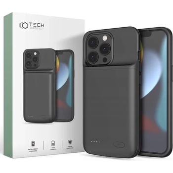 Image 1 of Tech-Protect POWERCASE 4800mAh зарядно калъфче за iPhone 13 / 13 Pro черно