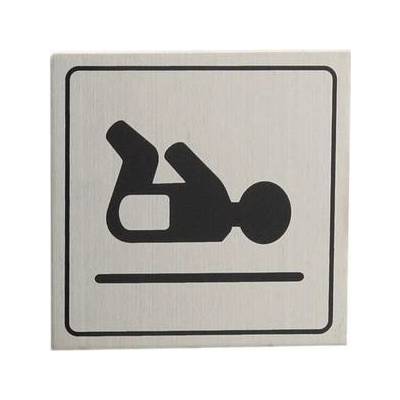 COBRA piktogram "BABY" 80x80 IN nerez CPIBABY