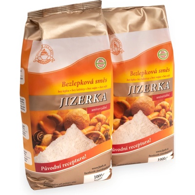 Jizerské pekárny Jizerka bezlepková zmes univerzálna zlatá 1 kg