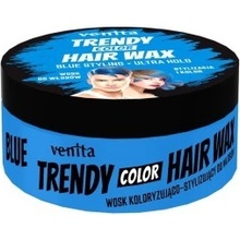 Venita Trendy Color Hair Wax barevný vosk na vlasy modrý 75 ml