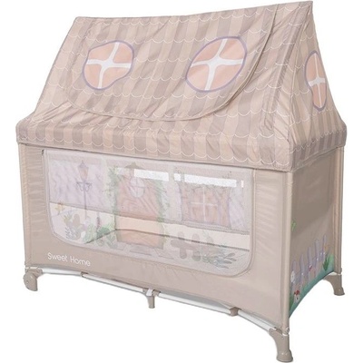 Lorelli Кошара на 2 нива с покрив Lorelli - Sweet Home, Beige (10080652507)