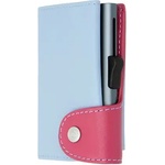 C-SECURE Картодържател C-SECURE XL с портфейл и монетник, Ice/ Cherry/ Grey cardholder (XL-COIN-WCH001-LBL-PI-GY)
