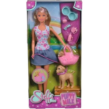 Simba Bábika Steffi na prechádzke so psami