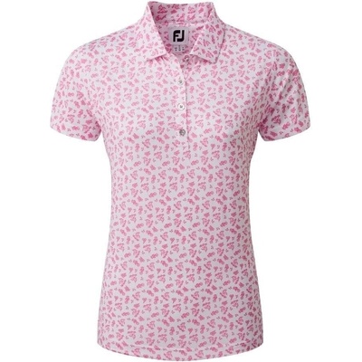 Footjoy Floral Print Lisle pink