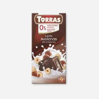 Torras mléčná s lískovými oříšky 5 x 75 g