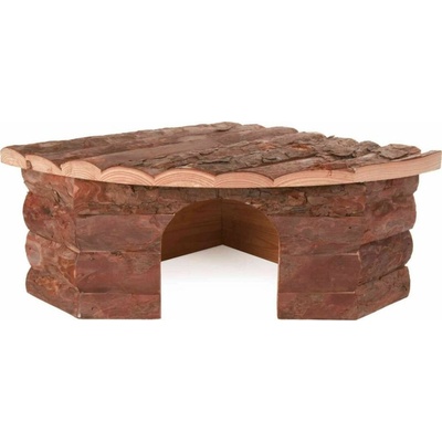Trixie Jesper Dřevěný dům rohový pro králíka 42 x 15 x 30 cm