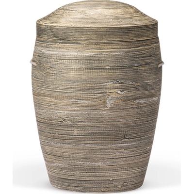Drevená urna Bamboo - sivá