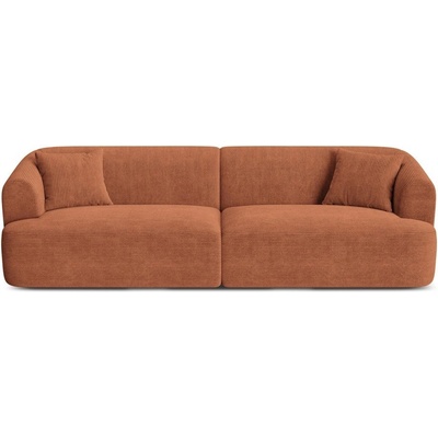 Cosmopolitan Design Теракотен диван от рипсено кадифе 255 cm Campi - Cosmopolitan Design (COS_4S_266_F1_CAMPI3)