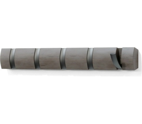 Umbra Flip 5 háčků šedý / cínový