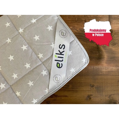 Eliks Zátěžová přikrývka šedá s bílými hvězdami 2 kg 100x140