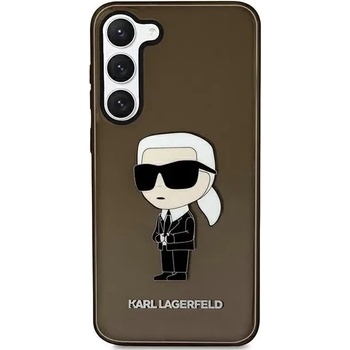 KARL LAGERFELD Samsung Galaxy S23 black hardcase Ikonik Karl Lagerfeld (KLHCS23SHNIKTCK)