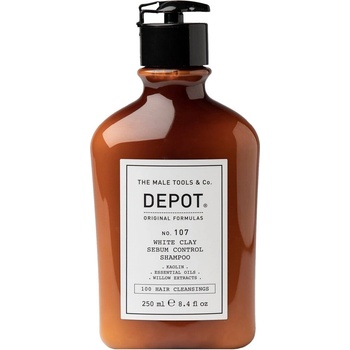 Depot 100 Hair Cleansing No. 107 Каолин Шампоан за коса за регулиране на прекомерния себум 250 ml