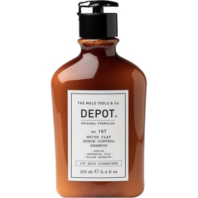 Depot 100 Hair Cleansing No. 107 Каолин Шампоан за коса за регулиране на прекомерния себум 250 ml